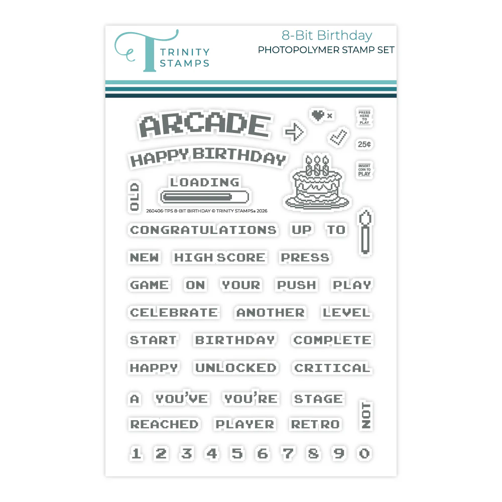 Trinity - 8-Bit Birthday Stamp Set