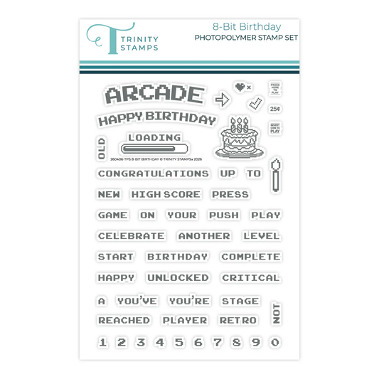 Trinity - 8-Bit Birthday Stamp Set
