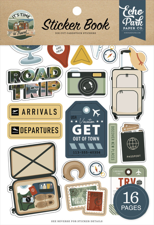 Echo Park - It's Time to Travel - Sticker Book