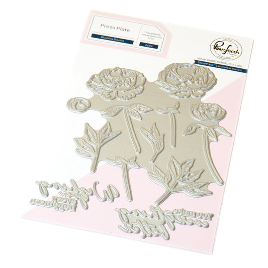Pinkfresh - Blushing Blooms - BetterPress Plate Set