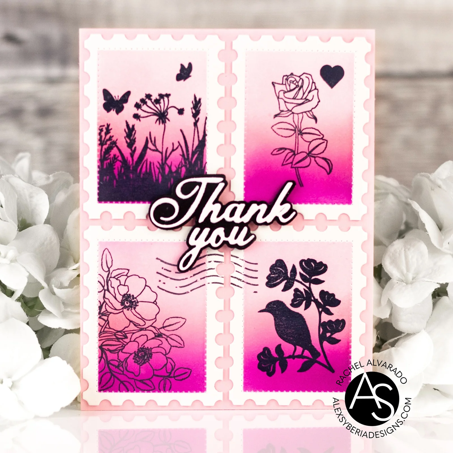 Alex Syberia - Postage Stamps Stencil