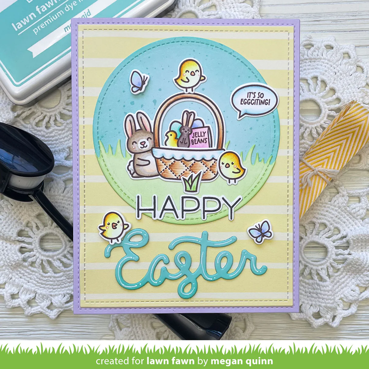 Lawn Fawn - Scripty Easter Word & Outline Die Bundle