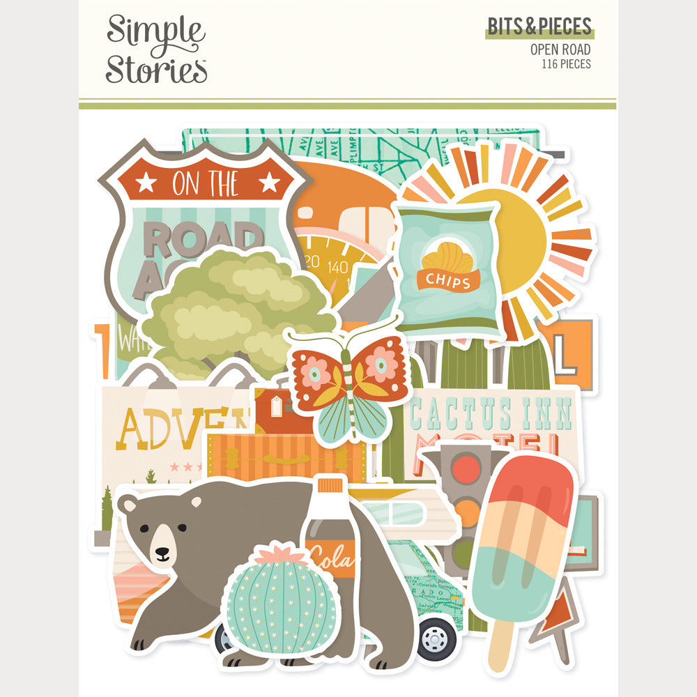 Simple Stories - Open Road - Bits & Pieces