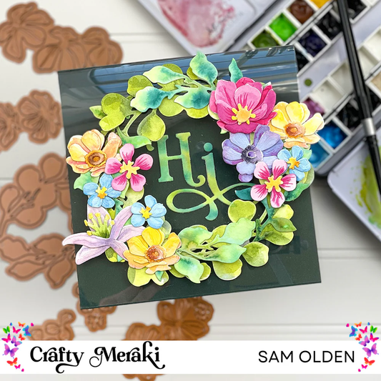 Crafty Meraki - Artisan Flora Wreath Die Set