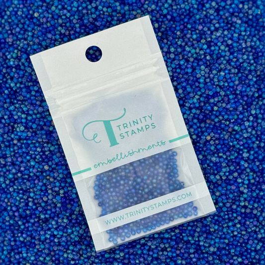Trinity Stamps - Shaker Pop Embellishment - Iridescent Cobalt