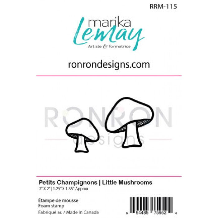 RonRon Designs - Foam Stamp - Little Mushrooms