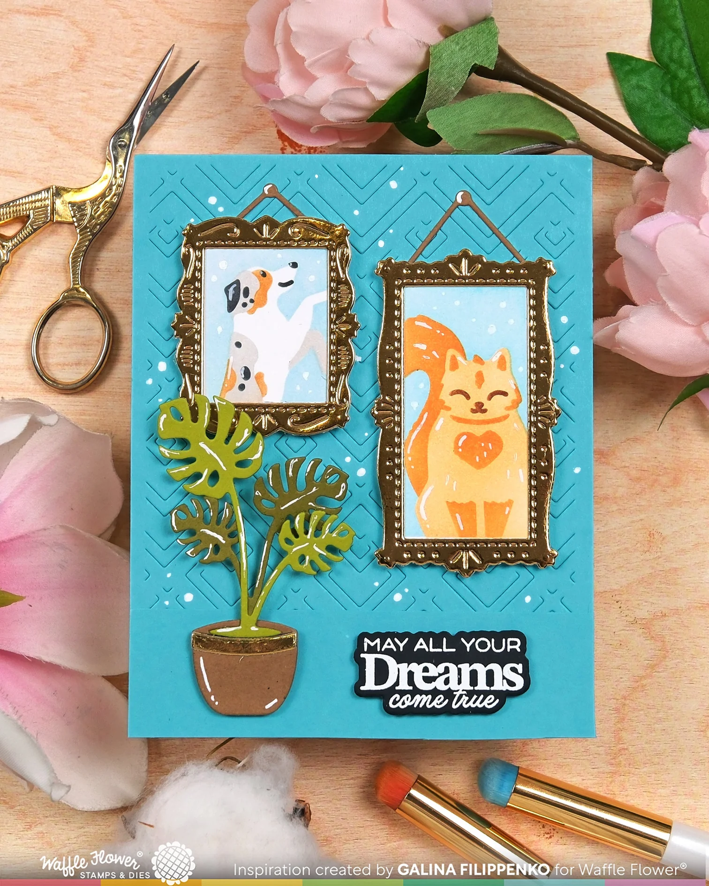 Waffle Flower - Postage Collage - Frames Die Set