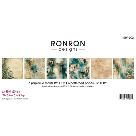RonRon Designs - Patterned Papers - The Good Old Days
