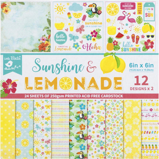 Little Birdie - Sunshine & Lemonade - 6x6 Paper Pad