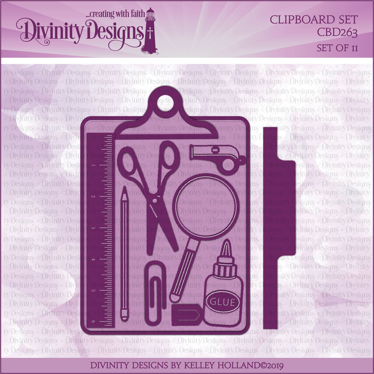 Divinity Designs - Clipboard Die Set