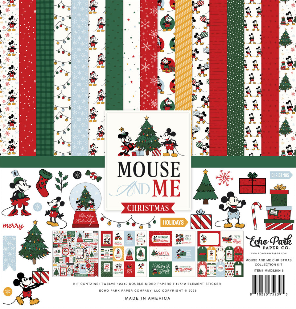 Echo Park - Mouse and Me Christmas - 12x12 Collection Kit