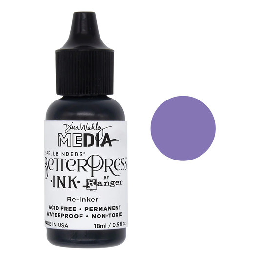 Spellbinders - BetterPress Re-inker - Iris by Dina Wakley