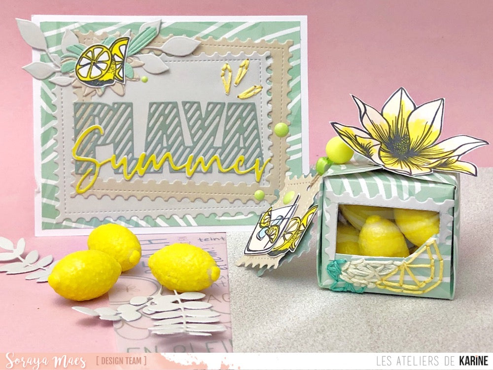 Les Ateliers de Karine - Sable D'Or - Set De Timbres Die Set