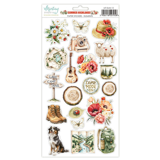 Mintay - Summer Highlands - Paper Stickers: Elements