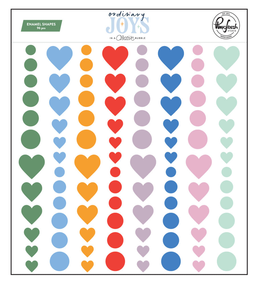Pinkfresh - Ordinary Joys - Enamel Shapes