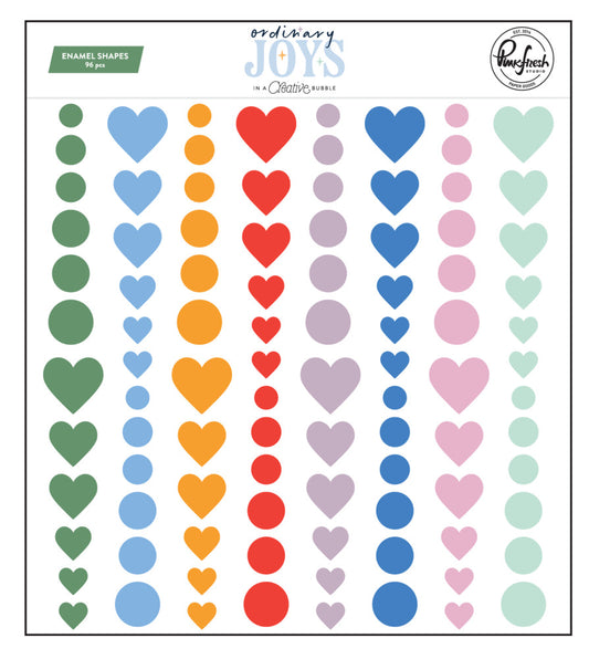 Pinkfresh - Ordinary Joys - Enamel Shapes