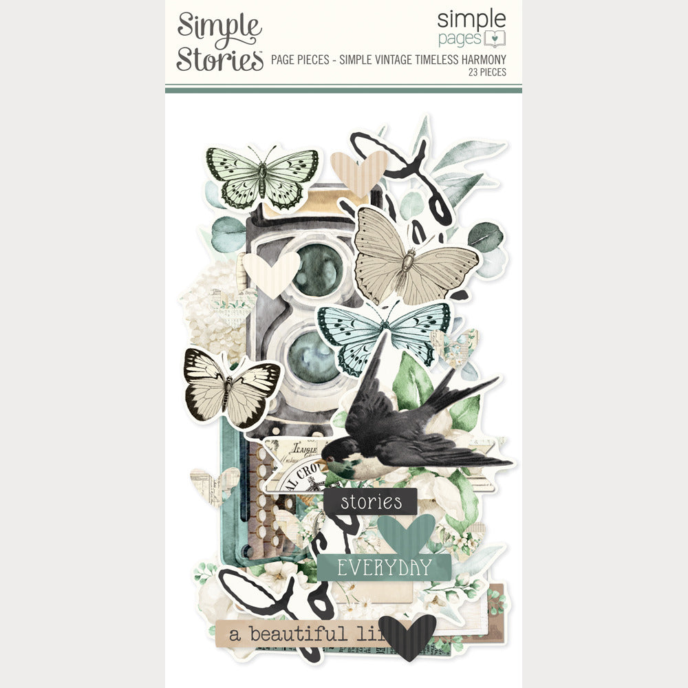 Simple Stories - Simple Vintage Timeless Harmony - Simple Page Pieces
