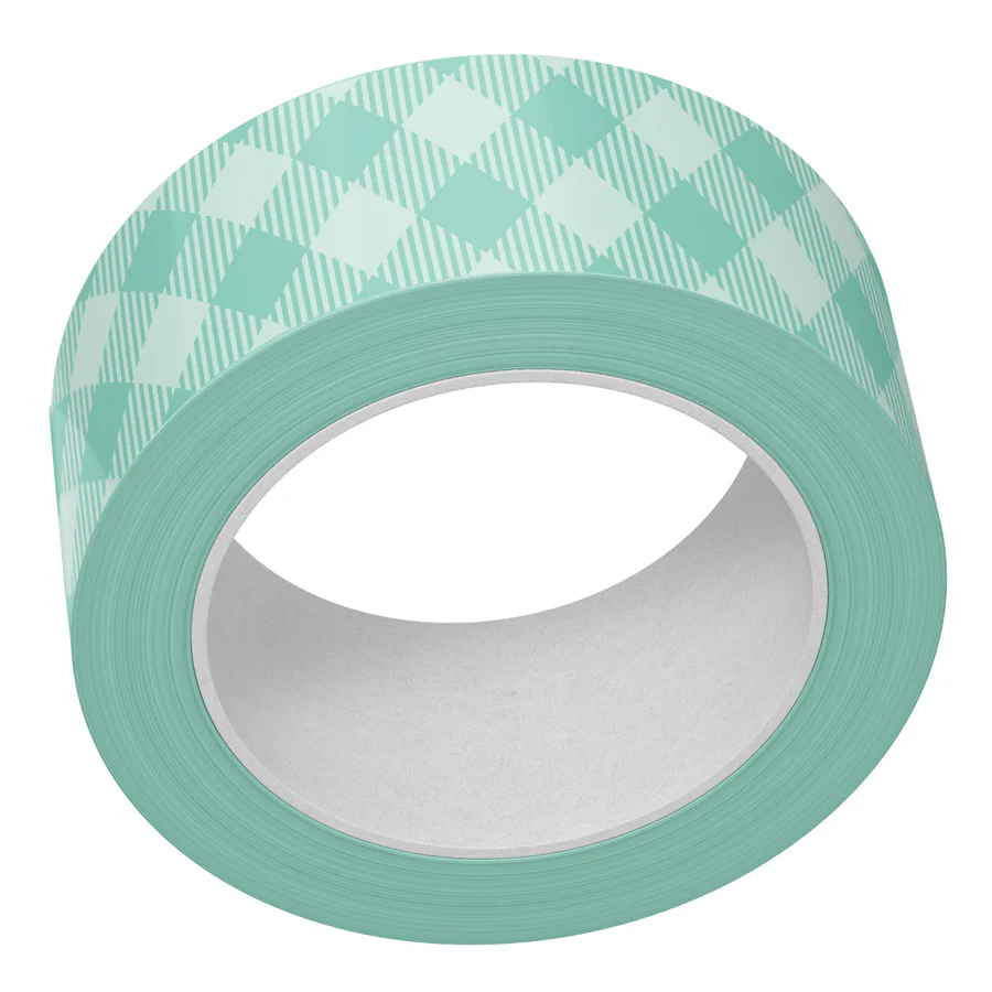 Lawn Fawn - Aqua Gingham Washi Tape