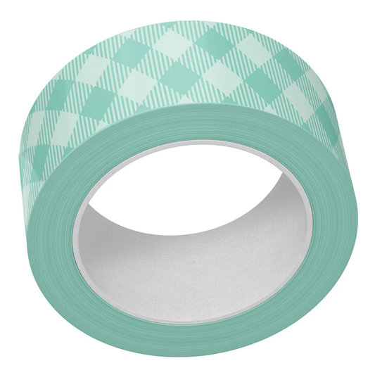 Lawn Fawn - Aqua Gingham Washi Tape