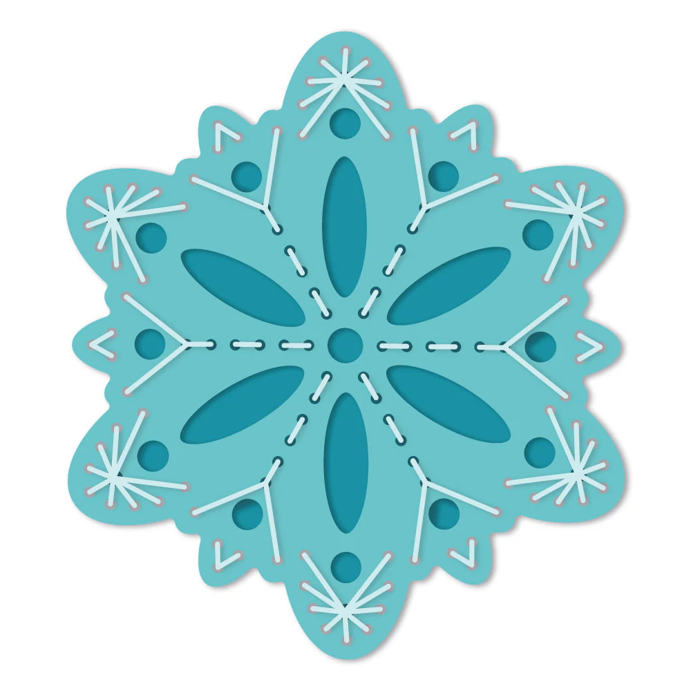 Honey Bee - In Stitches: Snowflake Die Set