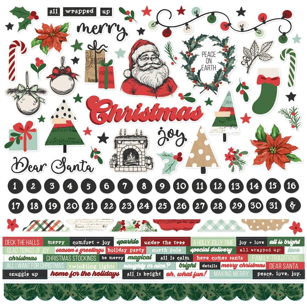 Simple Stories - All Wrapped Up - Sticker Sheet