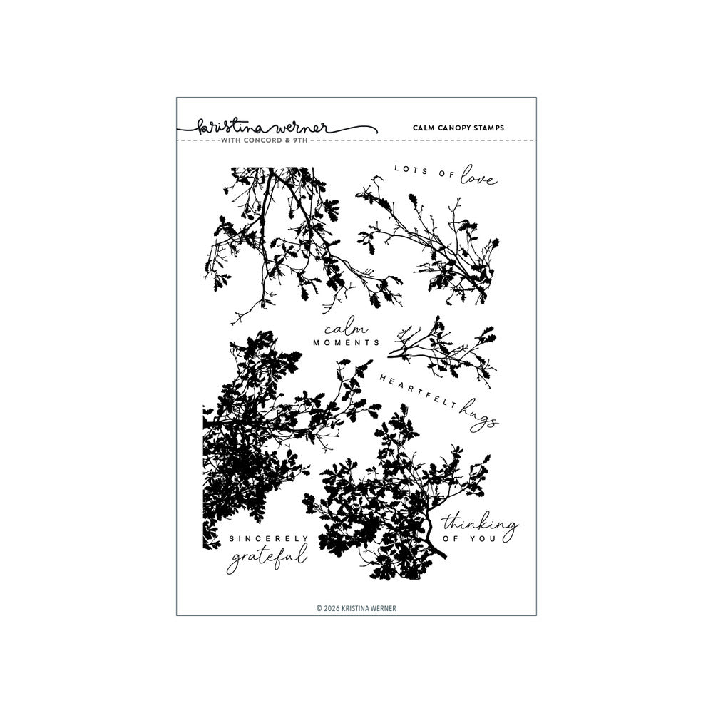Concord & 9th - Calm Canopy Stamp Set by Kristina Werner