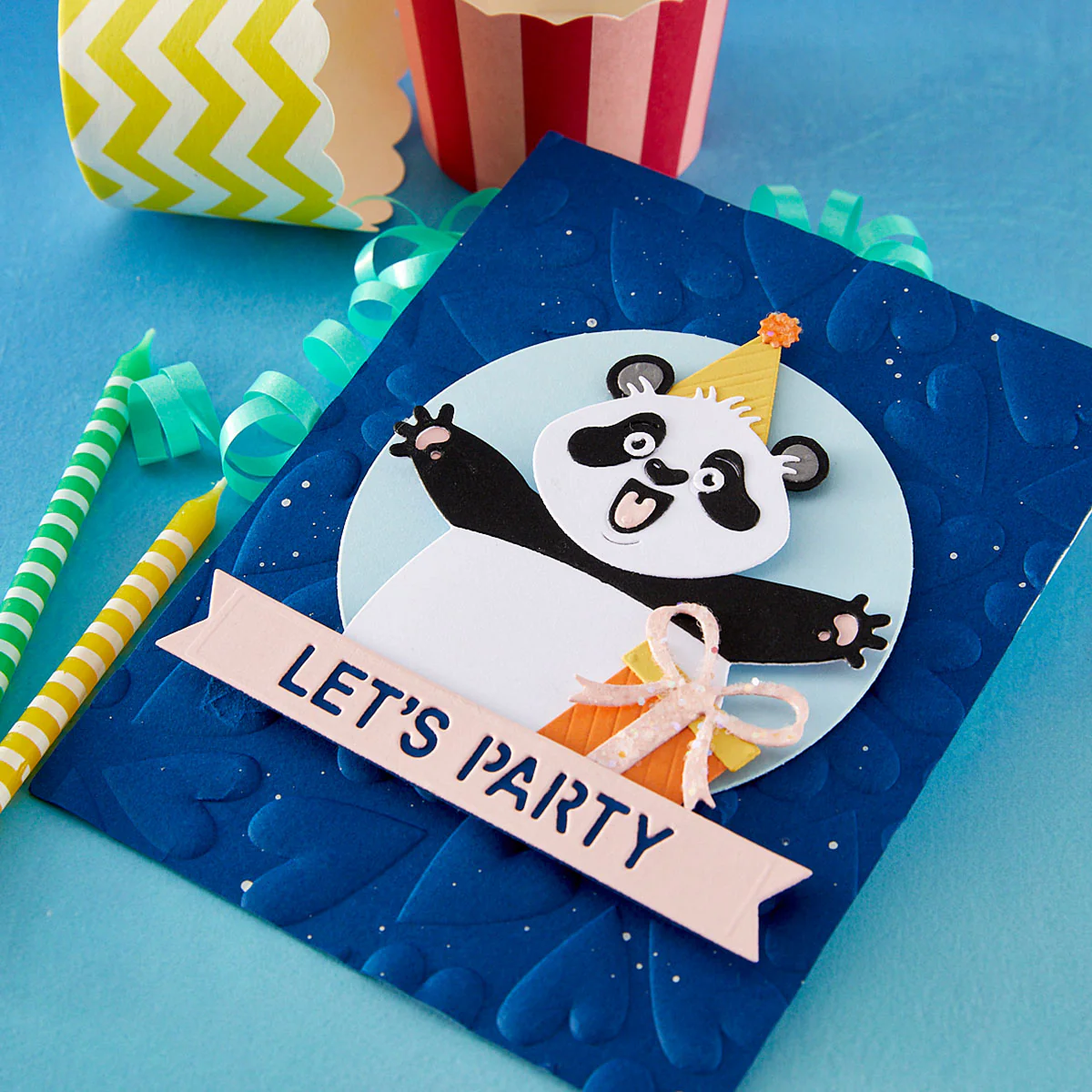 Spellbinders - Birthday Bear Die Set by Simon Hurley