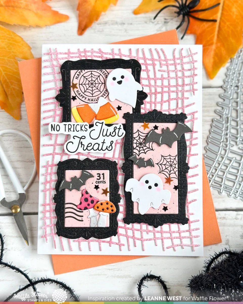 Waffle Flower - Burlap Die Set