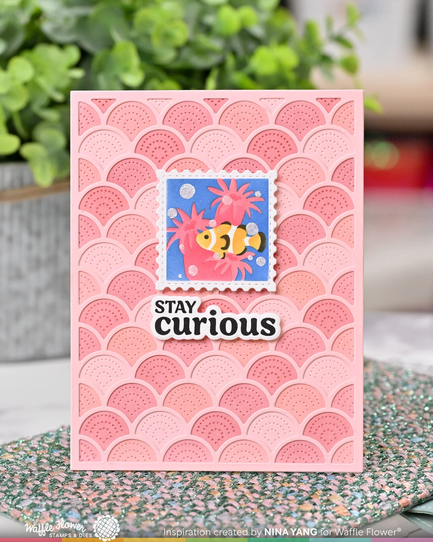 Waffle Flower - Jolly Wave Texture Die