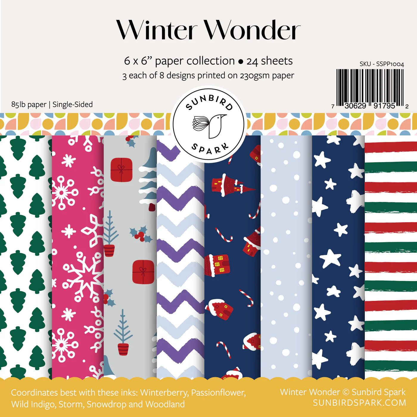 Sunbird Spark - Winter Wonder 6x6 Paper Pad