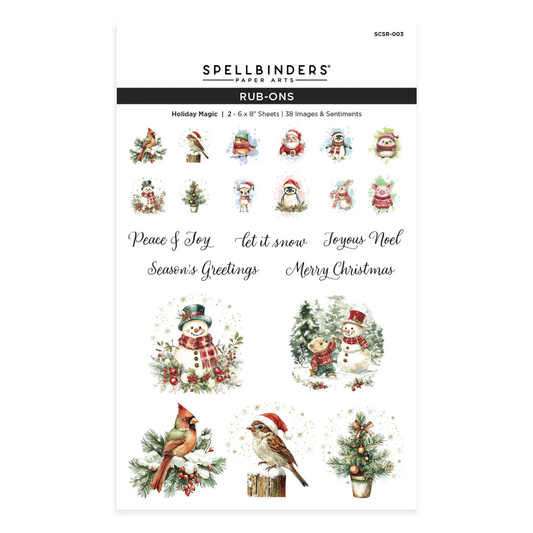 Spellbinders - Holiday Magic Rub-Ons
