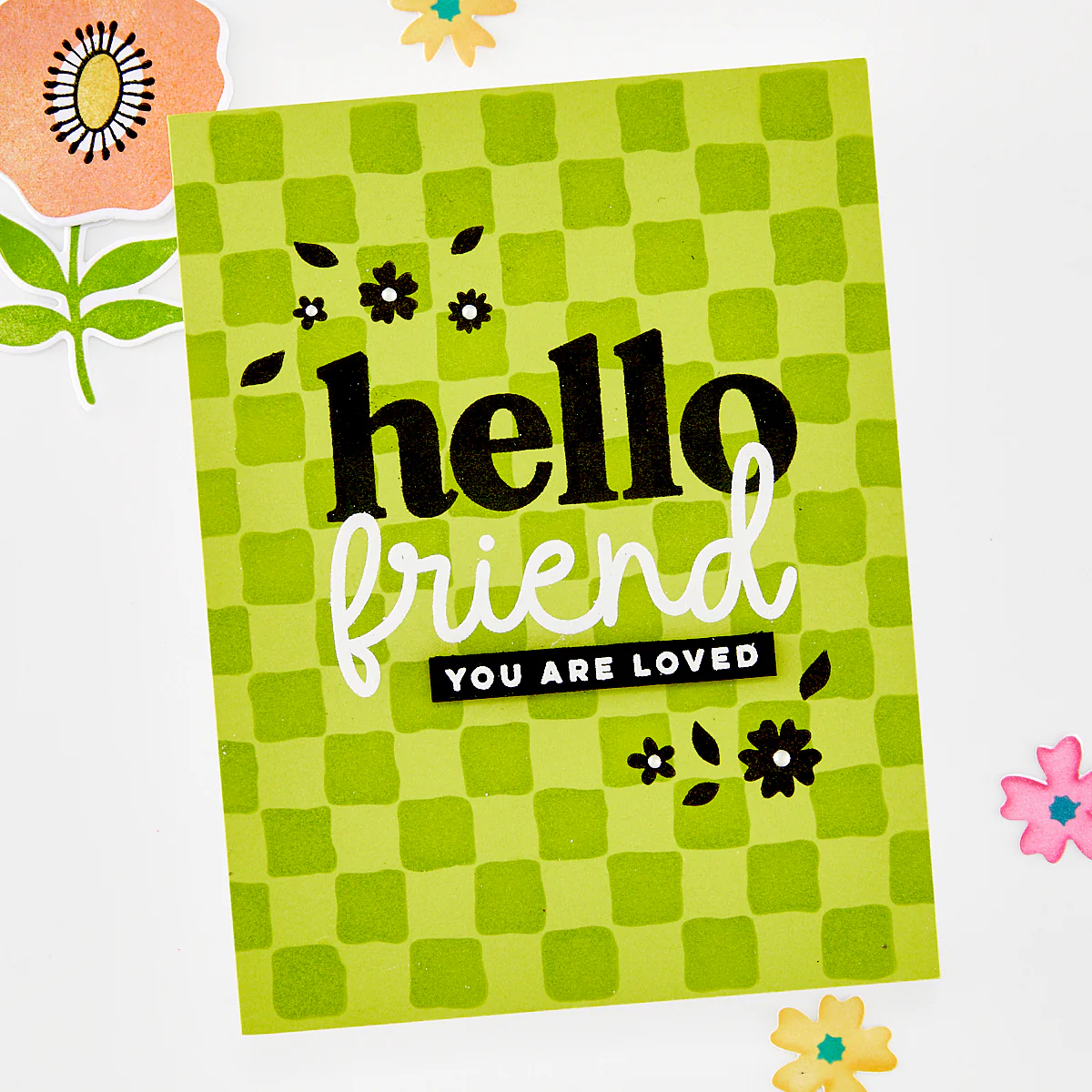 Hero Arts - Hello Friend Stamp & Cut Bundle