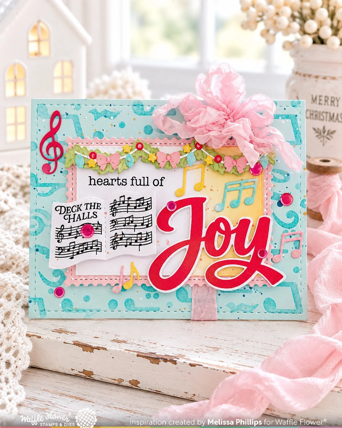 Waffle Flower - Sheet Music Stamp & Die Bundle