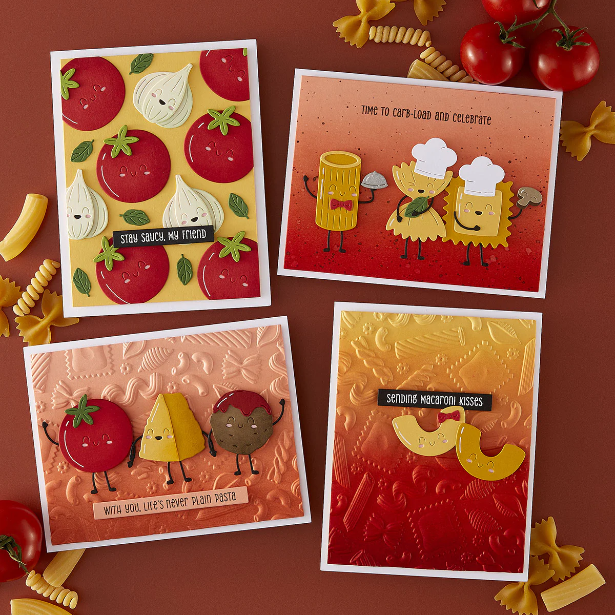 Spellbinders - Pasta Friends Die Set