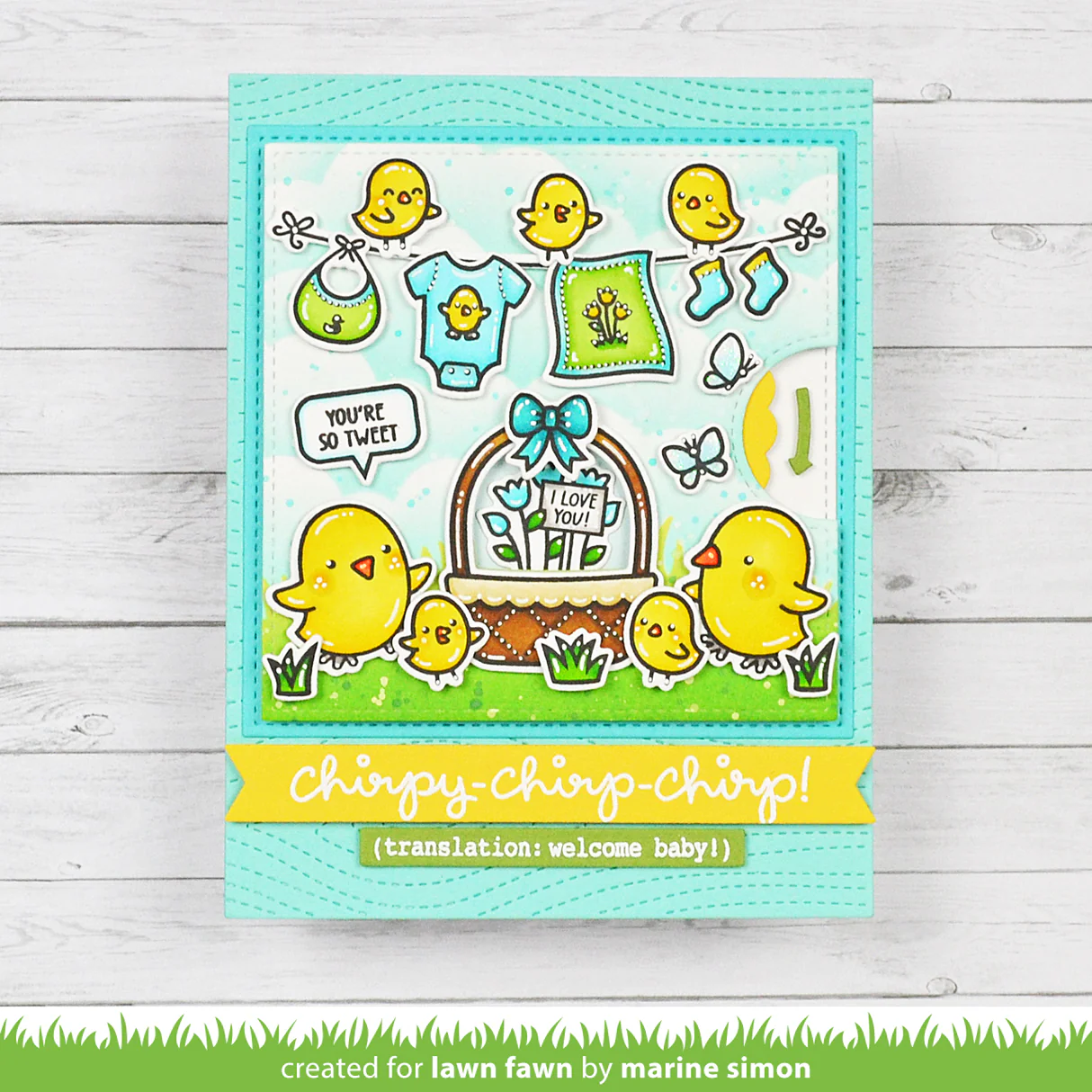 Lawn Fawn - Spring Basket Stamp Set