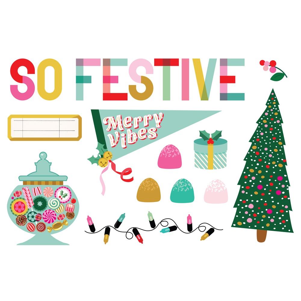 Simple Stories - Hard Candy Christmas - Page Pieces