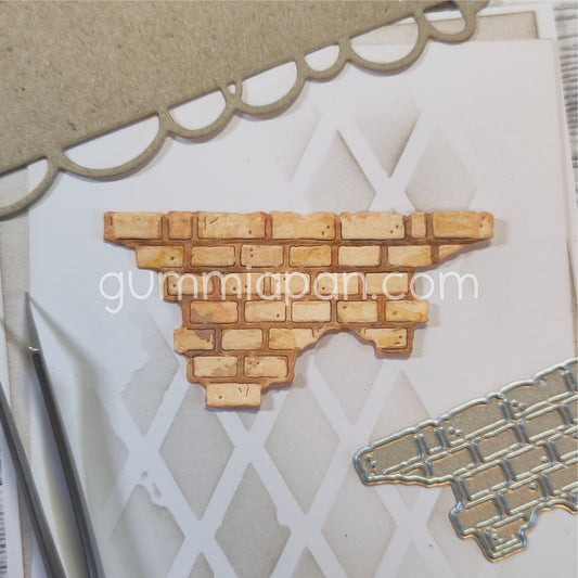 Gummiapan - Brick Wall Die