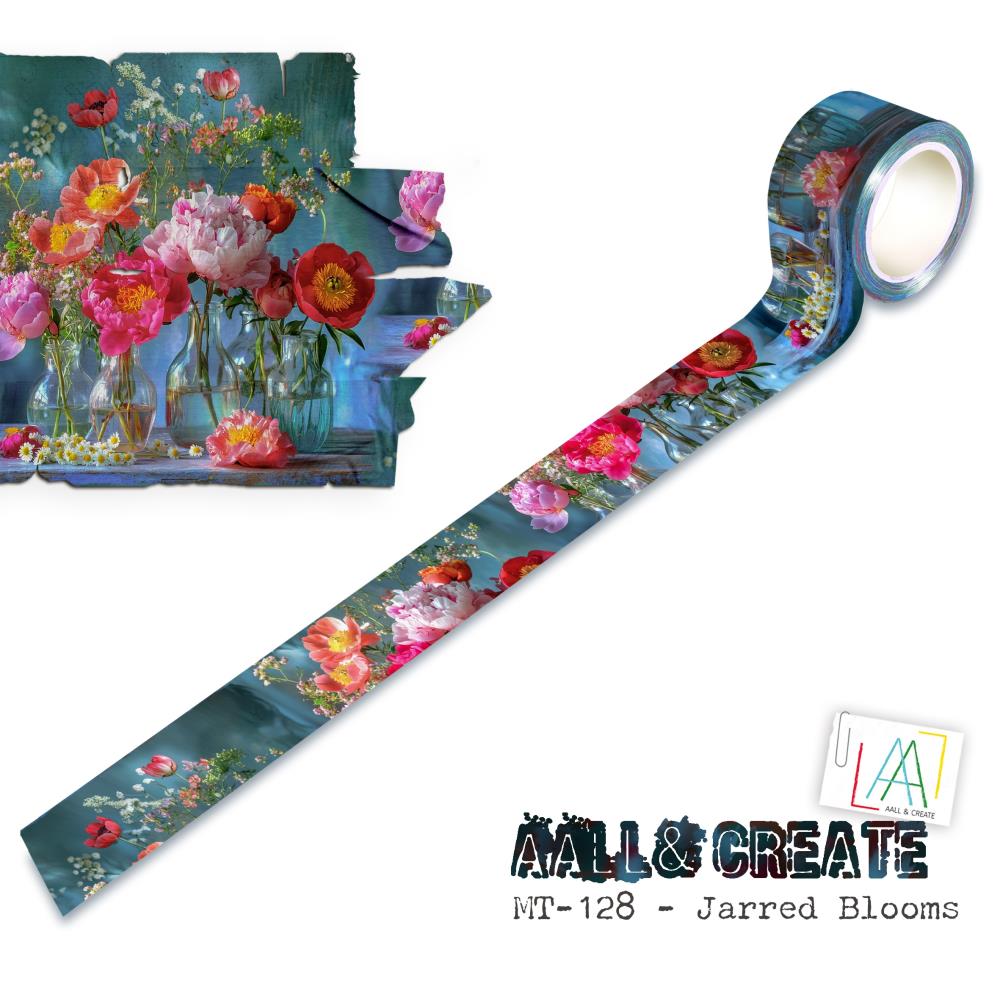 AALL & Create - Layer-It-Up Washi Tape - Jarred Blooms