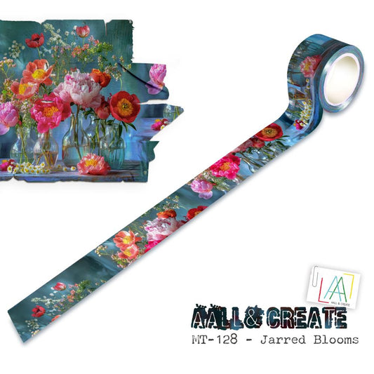 AALL & Create - Layer-It-Up Washi Tape - Jarred Blooms
