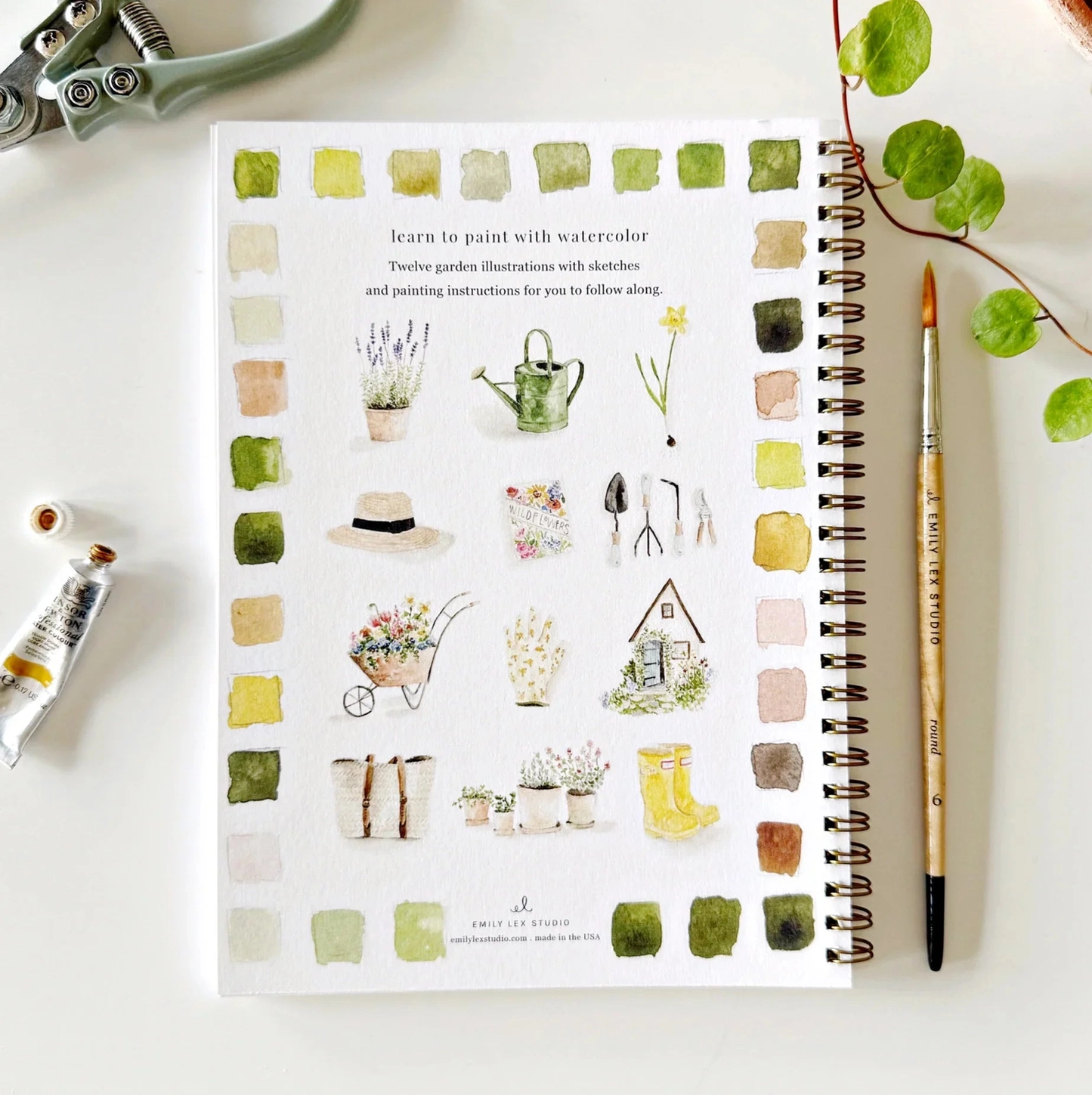 Emily Lex Studio - Watercolor Workbook - Garden