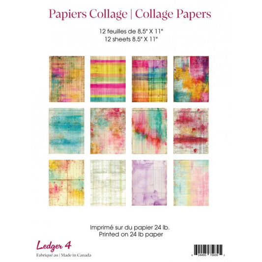 RonRon Designs - Collage Papers - Ledger 4