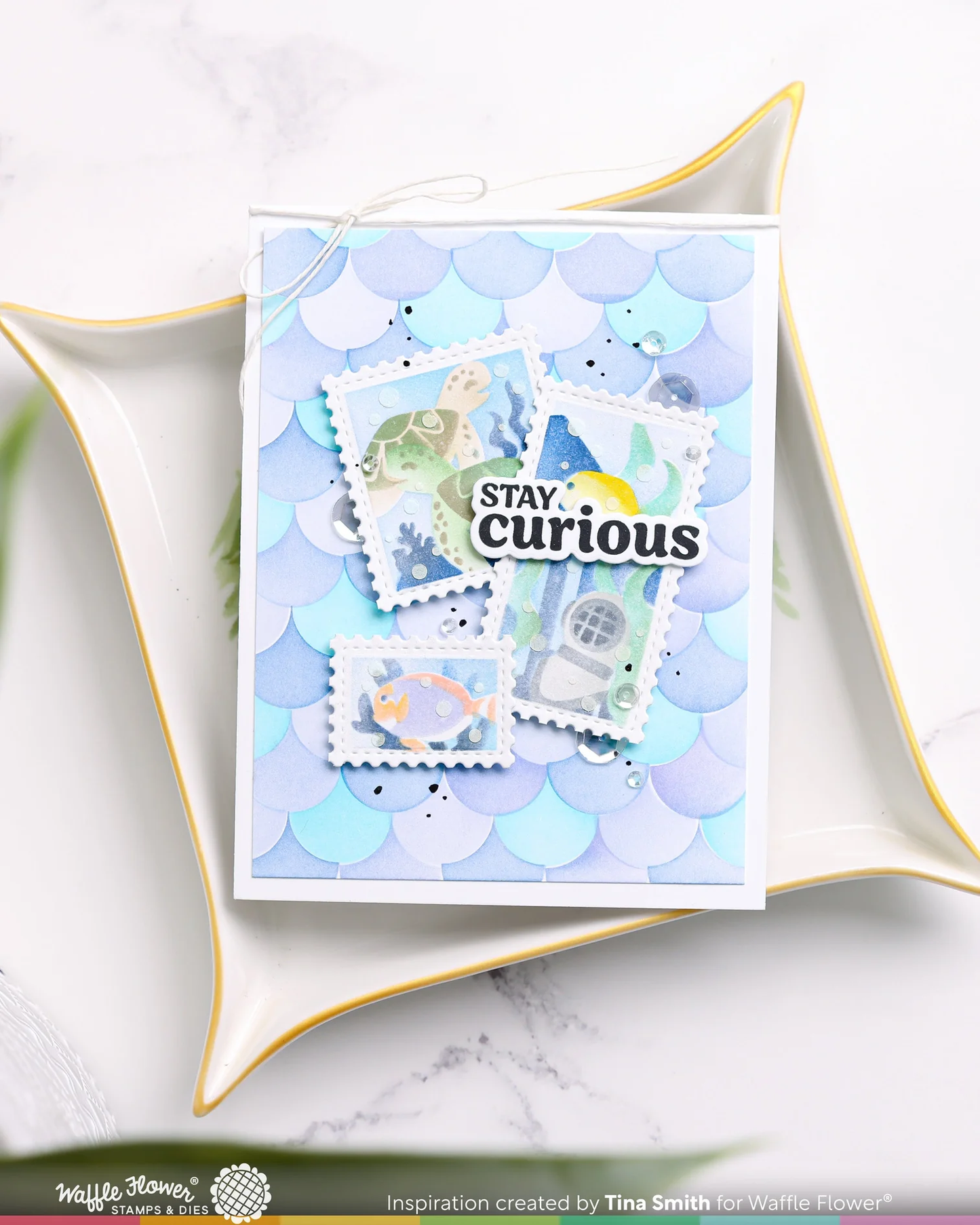 Waffle Flower - Jolly Wave Coloring Stencil Set