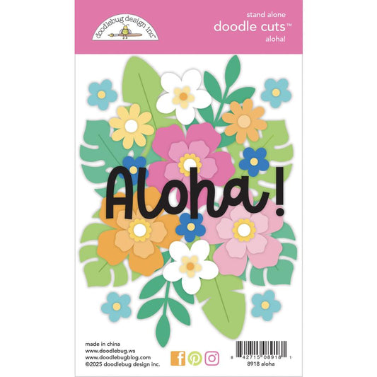 Doodlebug - Summer Fun - Aloha Die Set