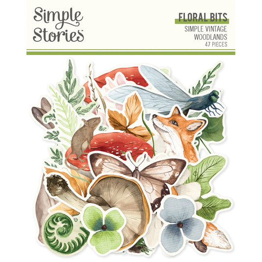 Simple Stories - Simple Vintage Woodlands - Floral Bits & Pieces