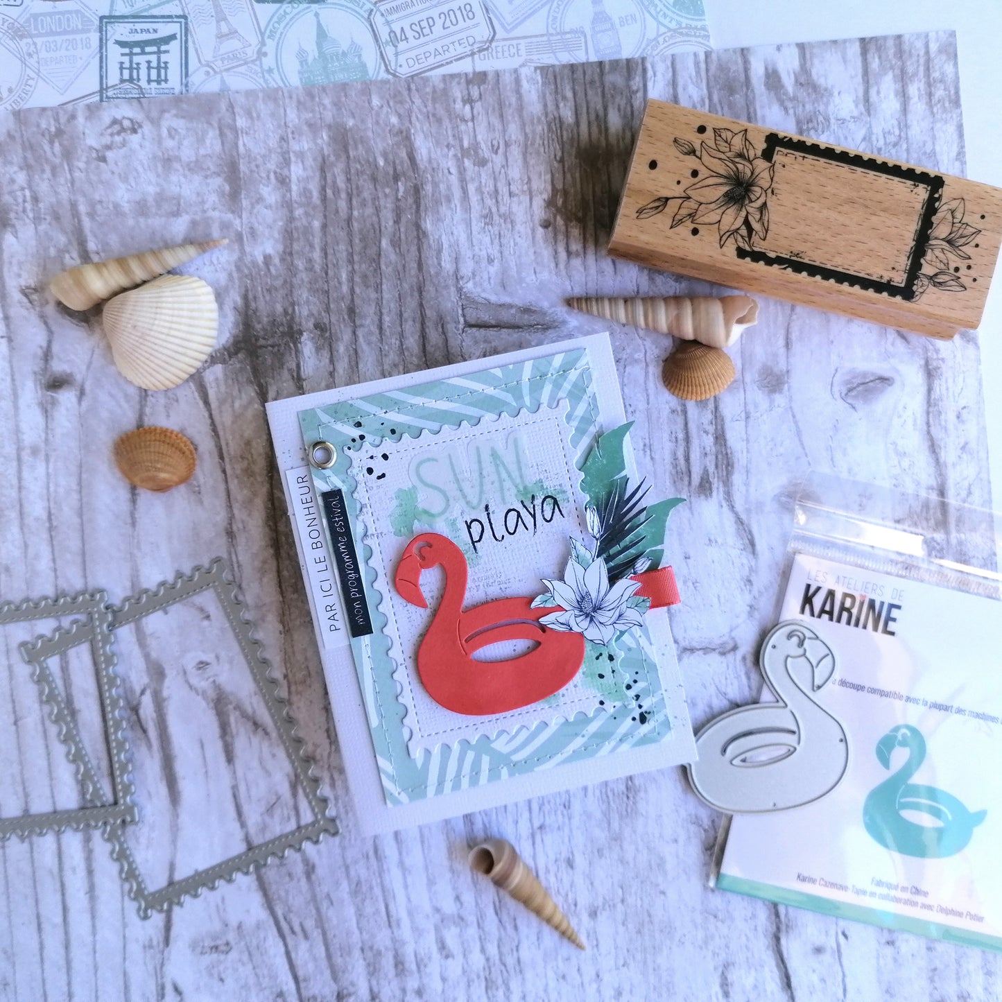 Les Ateliers de Karine - Sable D'Or - Set De Timbres Die Set