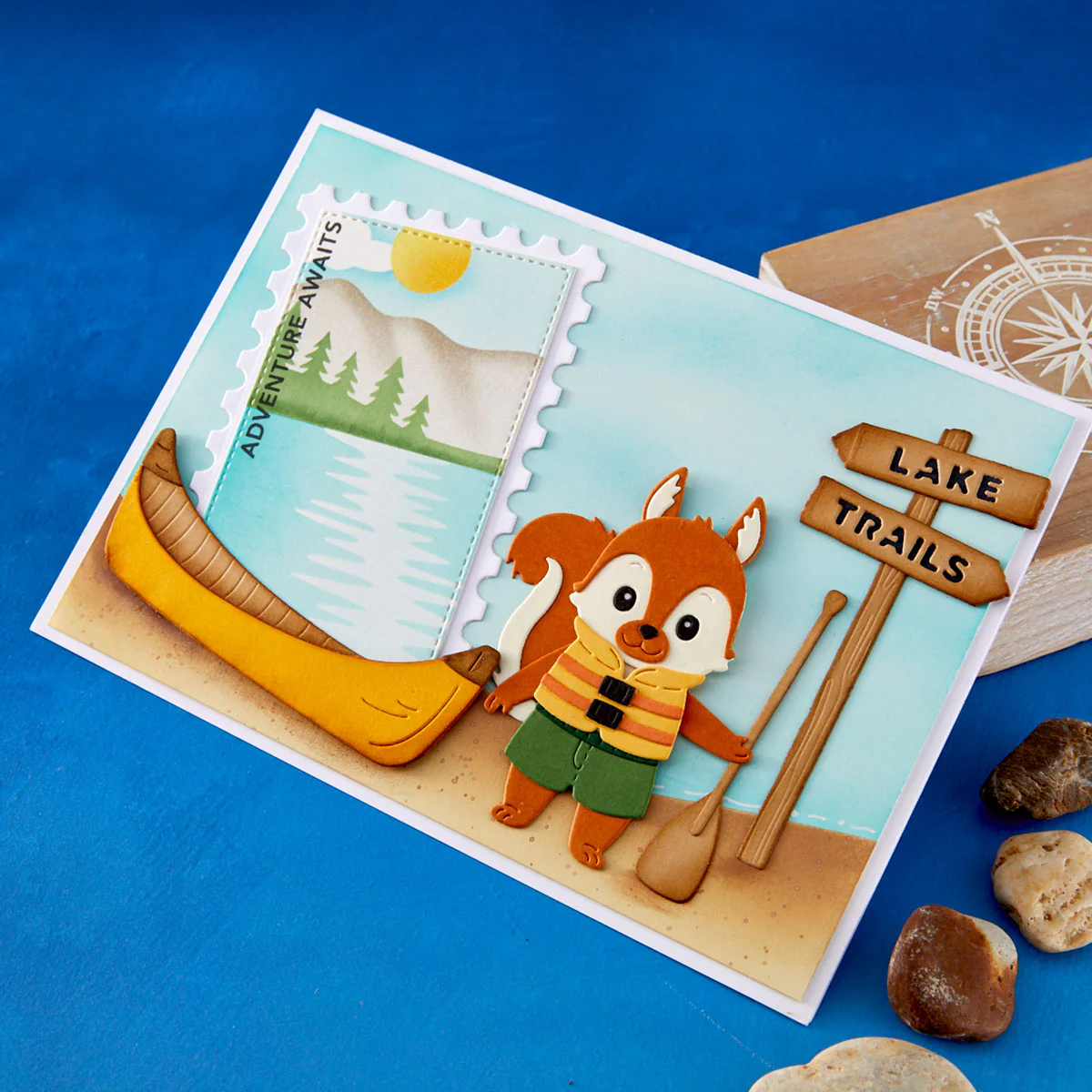 Spellbinders - Lakeside Memories Layered Stencil Set