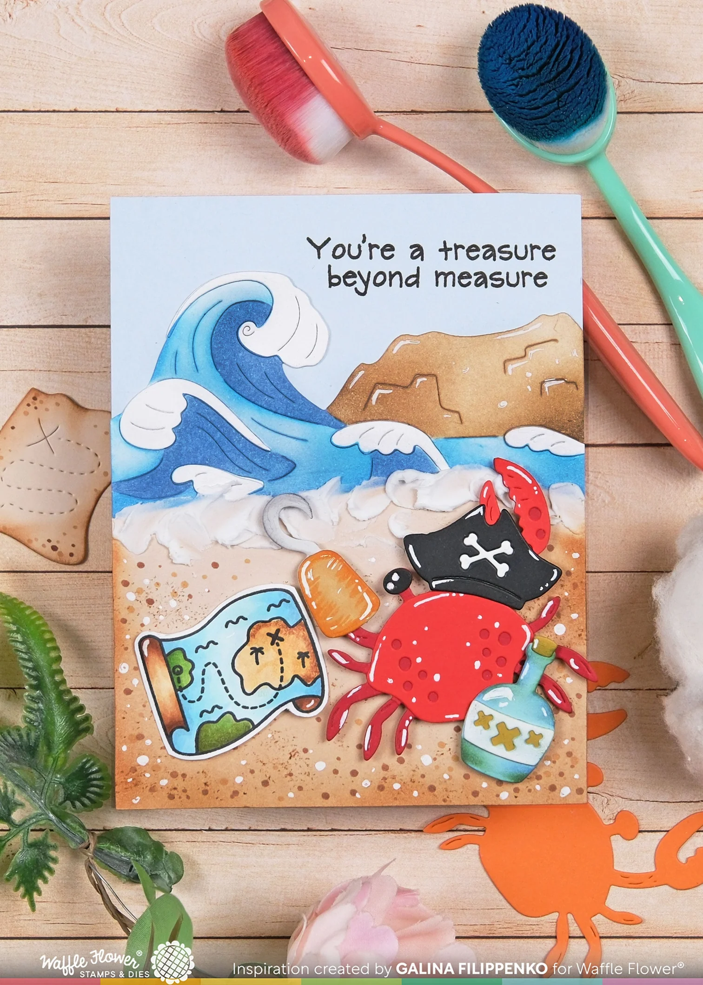 Waffle Flower - Inquisitive Pirate Add-On Die Set