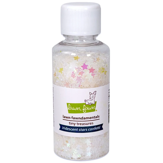 Lawn Fawn - Tiny Treasures - Iridescent Stars Confetti