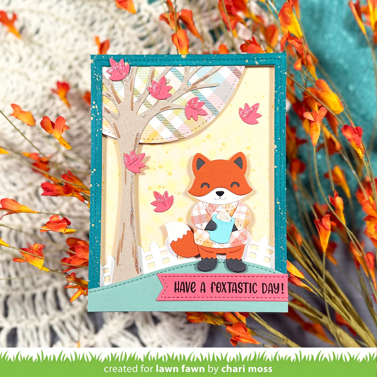 Lawn Fawn - Henry's Build-A-Sentiment: Fox Stamp Set