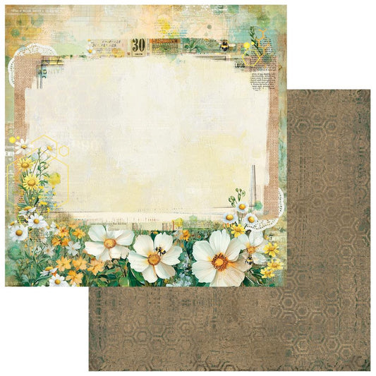 49 and Market - Botanical Buzz - Cardstock: Meadow